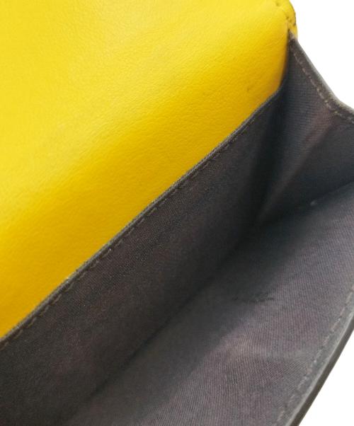 FENDI（フェンディ）FENDI (フェンディ) ROMA MICRO TRIFOLD WALLET イエローの古着・服飾アイテム