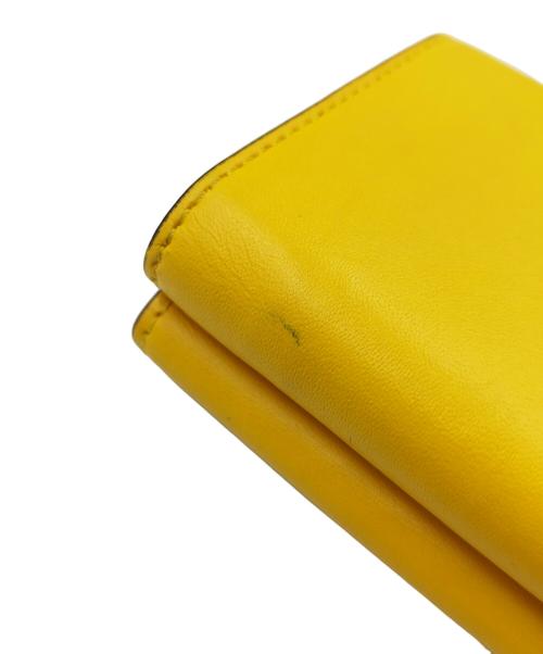 FENDI（フェンディ）FENDI (フェンディ) ROMA MICRO TRIFOLD WALLET イエローの古着・服飾アイテム