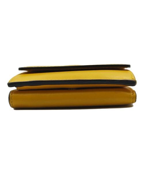 FENDI（フェンディ）FENDI (フェンディ) ROMA MICRO TRIFOLD WALLET イエローの古着・服飾アイテム