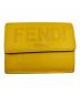 FENDI（フェンディ）の古着「ROMA MICRO TRIFOLD WALLET」｜イエロー