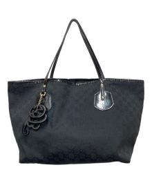 GUCCI（グッチ）の古着「GGキャンバストートバッグ」｜ブラック