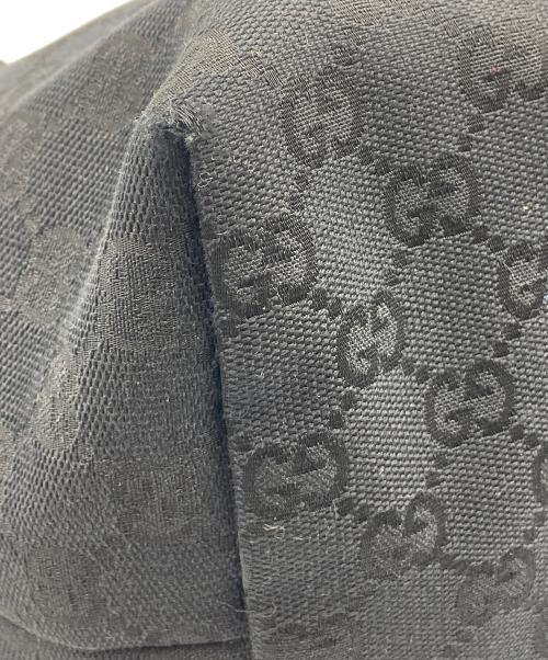 GUCCI（グッチ）GUCCI (グッチ) GGキャンバストートバッグ ブラックの古着・服飾アイテム
