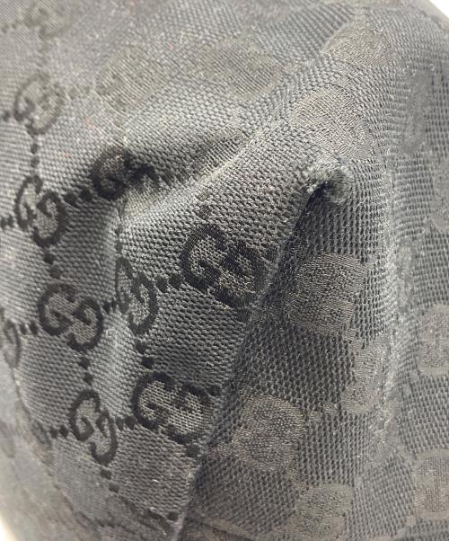 GUCCI（グッチ）GUCCI (グッチ) GGキャンバストートバッグ ブラックの古着・服飾アイテム