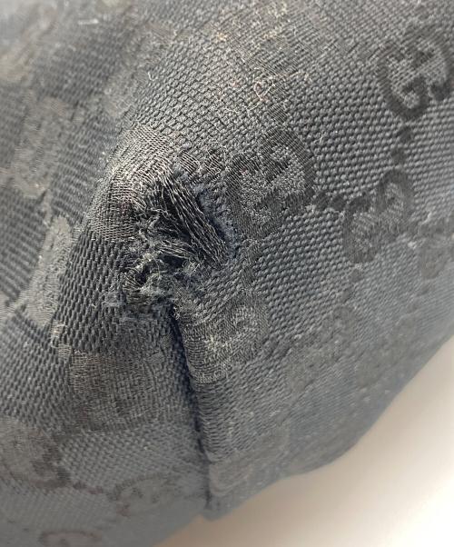 GUCCI（グッチ）GUCCI (グッチ) GGキャンバストートバッグ ブラックの古着・服飾アイテム