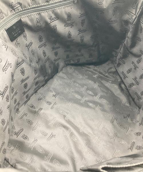 GUCCI（グッチ）GUCCI (グッチ) GGキャンバストートバッグ ブラックの古着・服飾アイテム