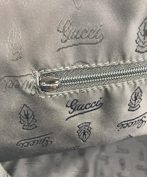 GUCCI（グッチ）GUCCI (グッチ) GGキャンバストートバッグ ブラックの古着・服飾アイテム