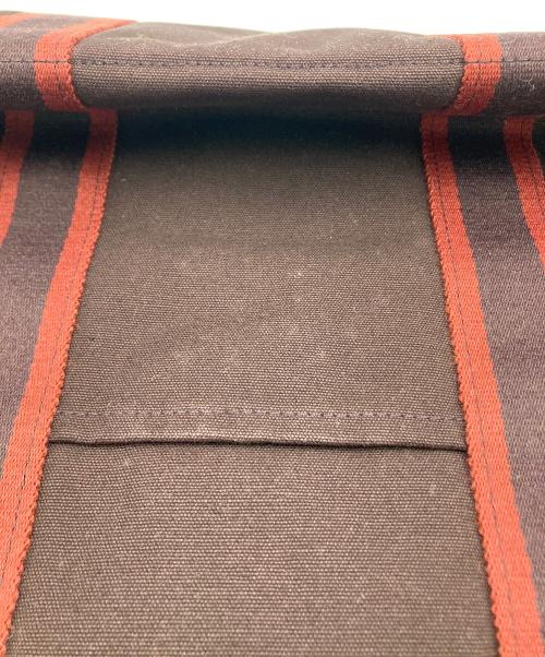 HERMES（エルメス）HERMES (エルメス) ハンドバッグ ブラウン×レッドの古着・服飾アイテム