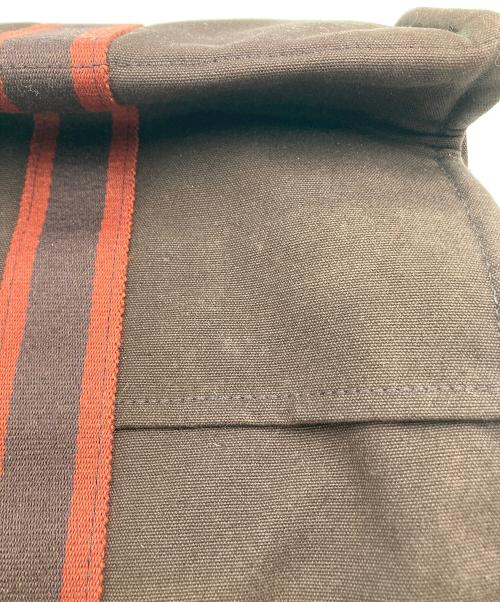 HERMES（エルメス）HERMES (エルメス) ハンドバッグ ブラウン×レッドの古着・服飾アイテム