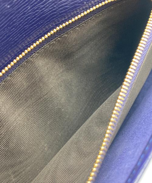 GUCCI（グッチ）GUCCI (グッチ) チェーンショルダーウォレット ドット ネイビー×レッドの古着・服飾アイテム