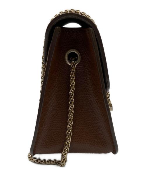 FURLA（フルラ）FURLA (フルラ) チェーンショルダーバッグ ブラウンの古着・服飾アイテム