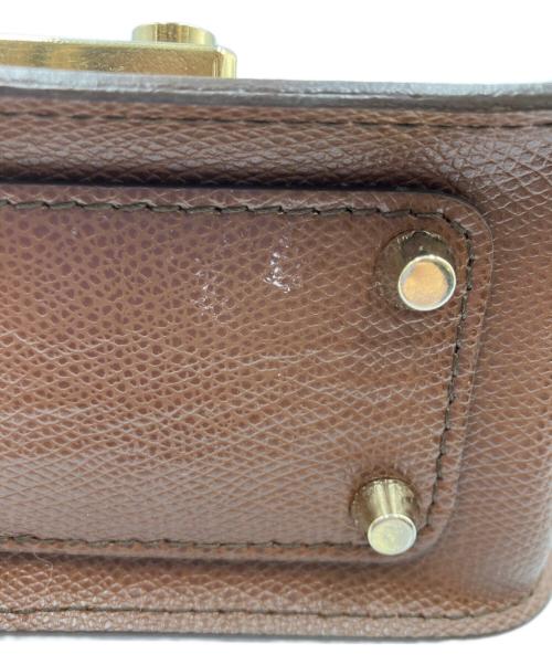 FURLA（フルラ）FURLA (フルラ) チェーンショルダーバッグ ブラウンの古着・服飾アイテム