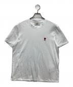 AMI Alexandre Mattiussiアミアレクサンドルマテュッシ）の古着「ワンポイントロゴTシャツ」｜ホワイト