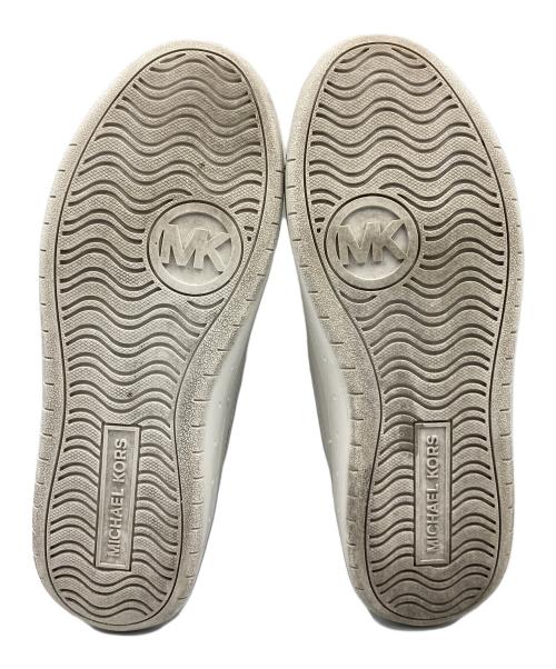MICHAEL KORS（マイケル・コース）MICHAEL KORS (マイケル・コース) ロゴスニーカー ホワイト×ピンク サイズ:5.5Mの古着・服飾アイテム