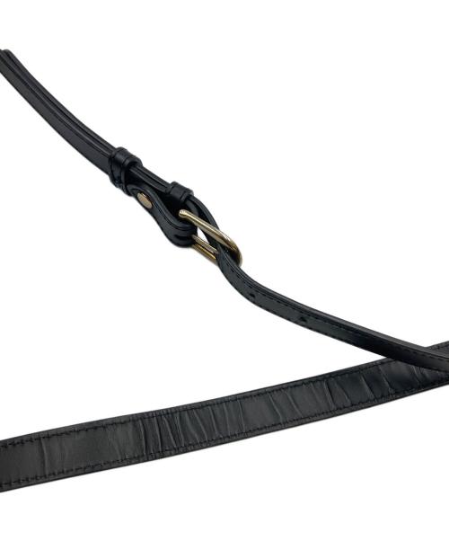 A.P.C.（アーペーセー）A.P.C. (アーペーセー) ハーフムーンショルダーバッグ ブラックの古着・服飾アイテム