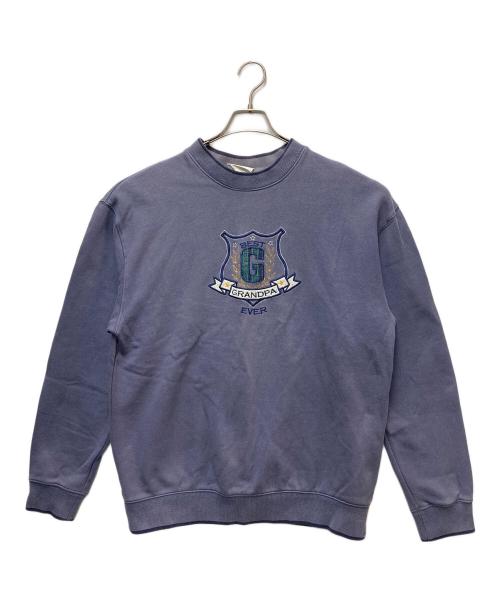 M&C SPORT（エムアンドシースポーツ）M&C SPORT (エムアンドシースポーツ) 刺繍スウェット ブルー サイズ:Lの古着・服飾アイテム