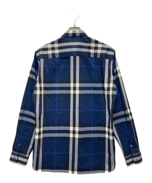 BURBERRY（バーバリー）BURBERRY (バーバリー) 長袖シャツ ネイビー サイズ:M 未使用品の古着・服飾アイテム