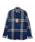 BURBERRY（バーバリー）の古着「長袖シャツ」｜ネイビー
