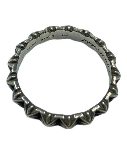 M's collection（エムズコレクション）M's collection (エムズコレクション) TRIPLE X STUDS NARROW RING シルバーカラー サイズ:表記無の古着・服飾アイテム