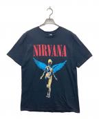 NIRVANAニルヴァーナ）の古着「バンドTシャツ IN UTERO」｜ブラック