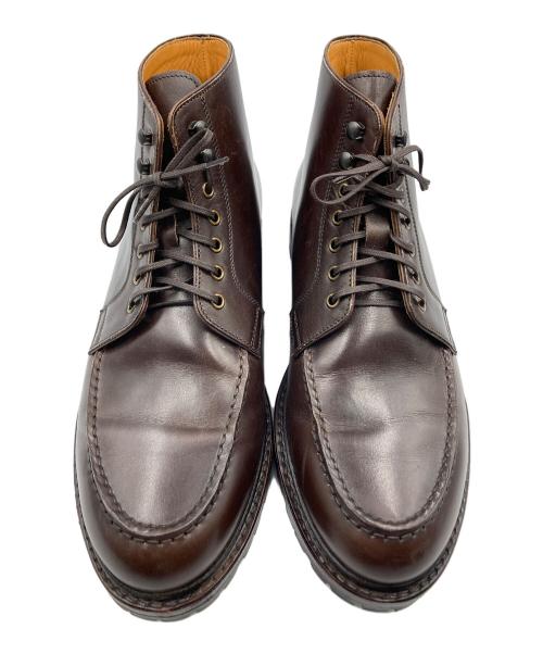 Jalan Sriwijaya（ジャランスリウァヤ）Jalan Sriwijaya (ジャランスリウァヤ) レースアップレザーブーツ ブラウン サイズ:8の古着・服飾アイテム
