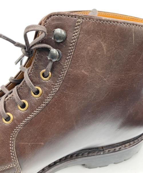 Jalan Sriwijaya（ジャランスリウァヤ）Jalan Sriwijaya (ジャランスリウァヤ) レースアップレザーブーツ ブラウン サイズ:8の古着・服飾アイテム