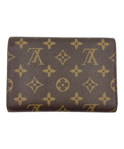 LOUIS VUITTON（ルイ ヴィトン）LOUIS VUITTON (ルイ ヴィトン) モノグラム ポルトトレゾール エテュイパピエ ブラウン サイズ:-の古着・服飾アイテム