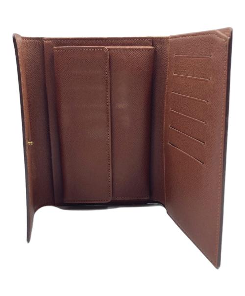 LOUIS VUITTON（ルイ ヴィトン）LOUIS VUITTON (ルイ ヴィトン) モノグラム ポルトトレゾール エテュイパピエ ブラウン サイズ:-の古着・服飾アイテム