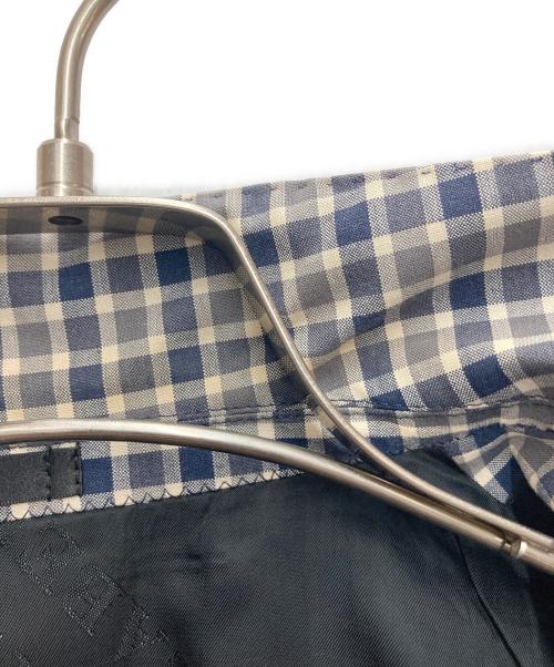 BURBERRY BLACK LABEL（バーバリーブラックレーベル）BURBERRY BLACK LABEL (バーバリーブラックレーベル) テーラードジャケット ネイビー×グレー サイズ:Mの古着・服飾アイテム