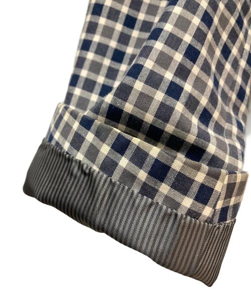 BURBERRY BLACK LABEL（バーバリーブラックレーベル）BURBERRY BLACK LABEL (バーバリーブラックレーベル) テーラードジャケット ネイビー×グレー サイズ:Mの古着・服飾アイテム