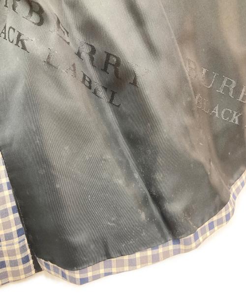 BURBERRY BLACK LABEL（バーバリーブラックレーベル）BURBERRY BLACK LABEL (バーバリーブラックレーベル) テーラードジャケット ネイビー×グレー サイズ:Mの古着・服飾アイテム