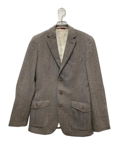 BANANA REPUBLIC  heritage collection（バナナリパブリック ヘリテイジコレクション）BANANA REPUBLIC  heritage collection (バナナリパブリック ヘリテイジコレクション) エルボーパッチテーラードジャケット グレー サイズ:34の古着・服飾アイテム