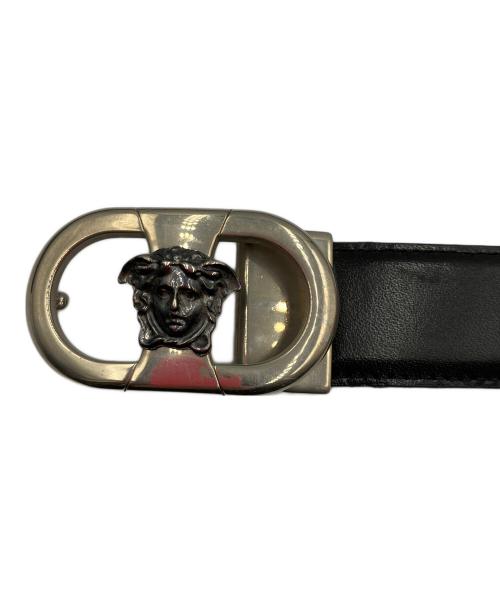 GIANNI VERSACE（ジャンニ・ヴェルサーチ）GIANNI VERSACE (ジャンニ・ヴェルサーチ) メデューサバックルベルト ブラックの古着・服飾アイテム