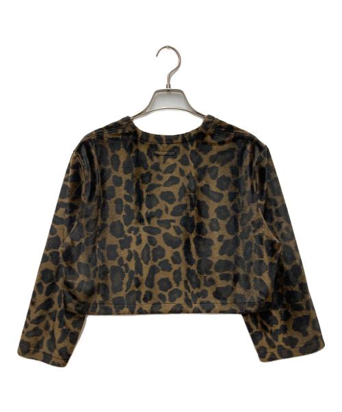 Engineered Garments（エンジニアドガーメンツ）Engineered Garments (エンジニアドガーメンツ) レオパード柄ボレロ ブラウン サイズ:Sの古着・服飾アイテム
