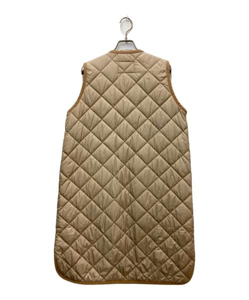 Barbour（バブアー）Barbour (バブアー) キルティングロングジレ ベージュ サイズ:8の古着・服飾アイテム