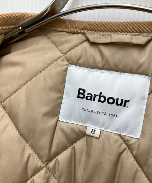 Barbour（バブアー）Barbour (バブアー) キルティングロングジレ ベージュ サイズ:8の古着・服飾アイテム