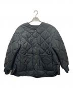 BARNYARDSTORMバンヤードストーム）の古着「ノーカラーキルティングジャケット」｜ブラック
