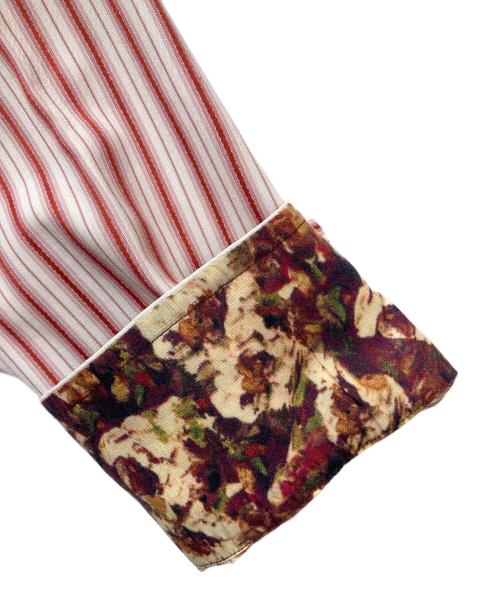 Paul Smith COLLECTION（ポールスミス コレクション）Paul Smith COLLECTION (ポールスミス コレクション) ストライプシャツ レッド×ホワイト サイズ:XLの古着・服飾アイテム