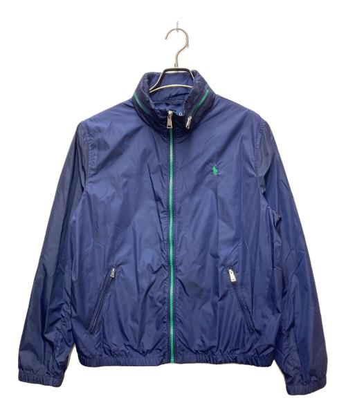 POLO RALPH LAUREN（ポロ・ラルフローレン）POLO RALPH LAUREN (ポロ・ラルフローレン) ナイロンジャケット ネイビー×グリーン サイズ:XL/TG 18-20の古着・服飾アイテム