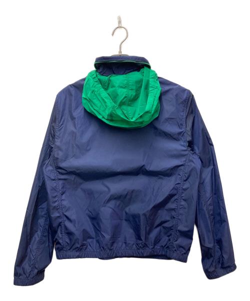 POLO RALPH LAUREN（ポロ・ラルフローレン）POLO RALPH LAUREN (ポロ・ラルフローレン) ナイロンジャケット ネイビー×グリーン サイズ:XL/TG 18-20の古着・服飾アイテム
