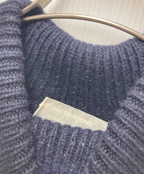 COMME des GARCONS HOMME（コムデギャルソン オム）COMME des GARCONS HOMME (コムデギャルソン オム) タートルネックニット ネイビー サイズ:表記無の古着・服飾アイテム
