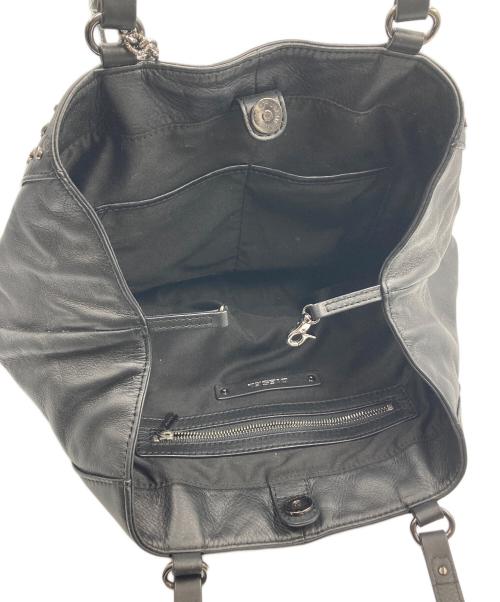 DIESEL（ディーゼル）DIESEL (ディーゼル) スタッズデザイントートバッグ ブラックの古着・服飾アイテム