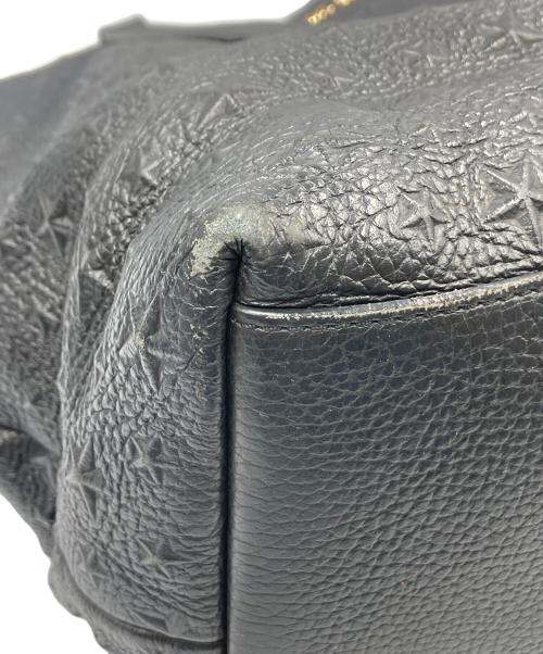 JIMMY CHOO（ジミーチュウ）JIMMY CHOO (ジミーチュウ) スターエンボストートバッグ ピムリコ ブラックの古着・服飾アイテム