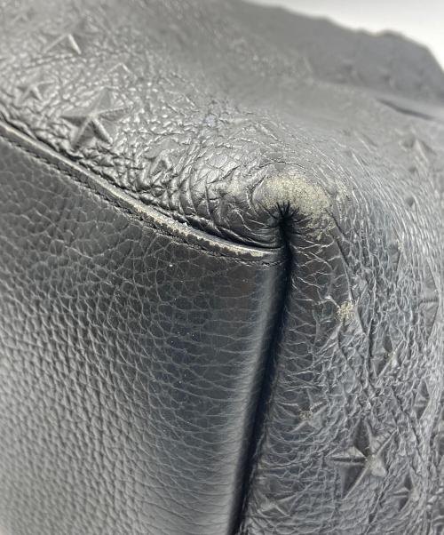 JIMMY CHOO（ジミーチュウ）JIMMY CHOO (ジミーチュウ) スターエンボストートバッグ ピムリコ ブラックの古着・服飾アイテム