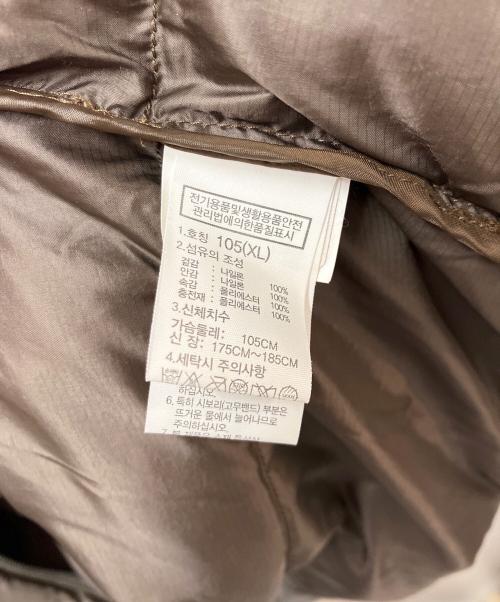 THE NORTH FACE（ザ ノース フェイス）THE NORTH FACE (ザ ノース フェイス) エコロフトベスト ブラウン×ブラック サイズ:XLの古着・服飾アイテム