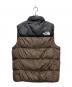 THE NORTH FACE (ザ ノース フェイス) エコロフトベスト ブラウン×ブラック サイズ:XL：12000円