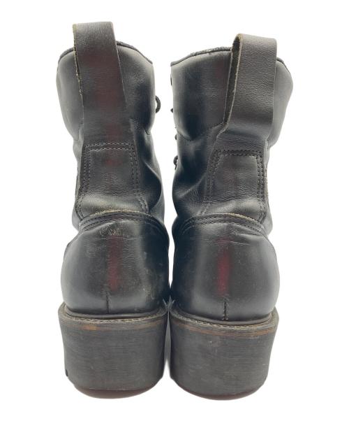 HARLEY-DAVIDSON（ハーレーダビッドソン）HARLEY-DAVIDSON (ハーレーダビッドソン) 8ホールブーツ ブラック サイズ:size 不明の古着・服飾アイテム