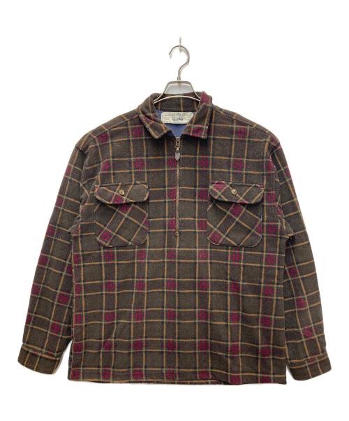 GAP（ギャップ）GAP (ギャップ) ハーフジップフリースジャケット ブラウン サイズ:Lの古着・服飾アイテム