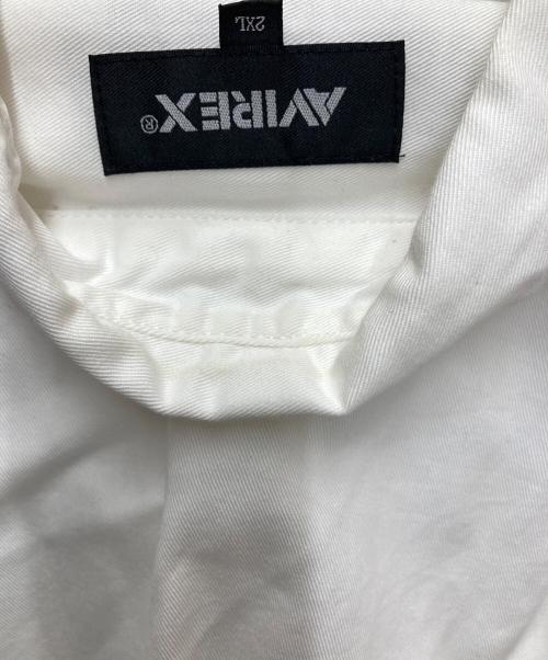 AVIREX（アヴィレックス）AVIREX (アヴィレックス) TOPGUN SHORT SLEEVE SHIRT ホワイト サイズ:2XLの古着・服飾アイテム
