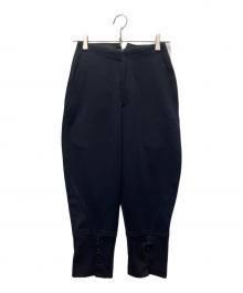 ROBE DE CHAMBRE COMME DES GARCONS（ローブドシャンブル コムデギャルソン）の古着「ウールパンツ」｜ネイビー