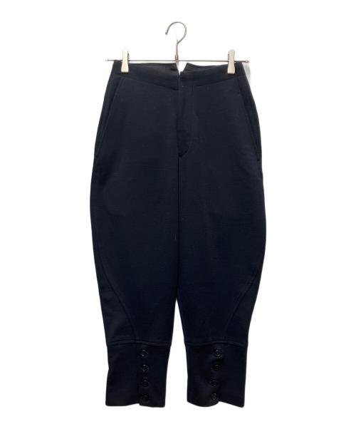 ROBE DE CHAMBRE COMME DES GARCONS（ローブドシャンブル コムデギャルソン）ROBE DE CHAMBRE COMME DES GARCONS (ローブドシャンブル コムデギャルソン) ウールパンツ ネイビー サイズ:size 4の古着・服飾アイテム